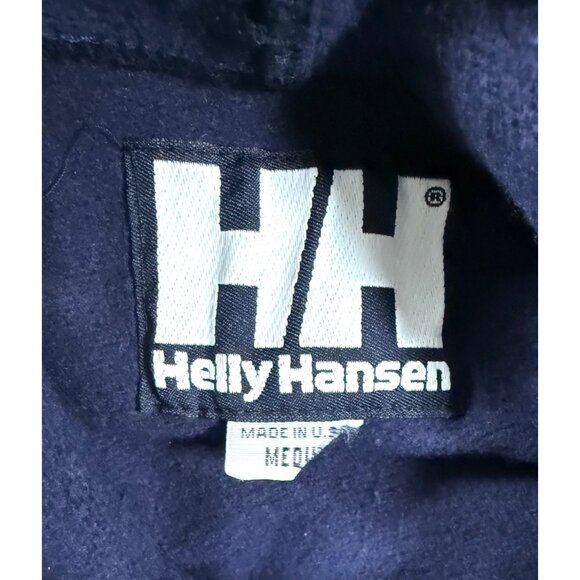 Vintage Helly Hansen Sailing/Racing Hoodie Nautical Blue Regatta Racing Made USA - Picture 5 of 9